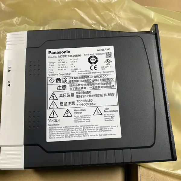 Panasonic AC Servo 200-240V 750W MCDDT3520N01