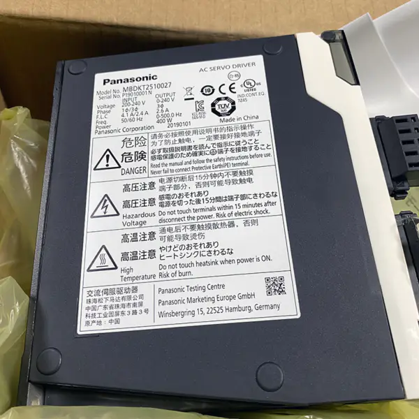 Panasonic AC Servo Driver 200-240V 400W MBDKT2510027