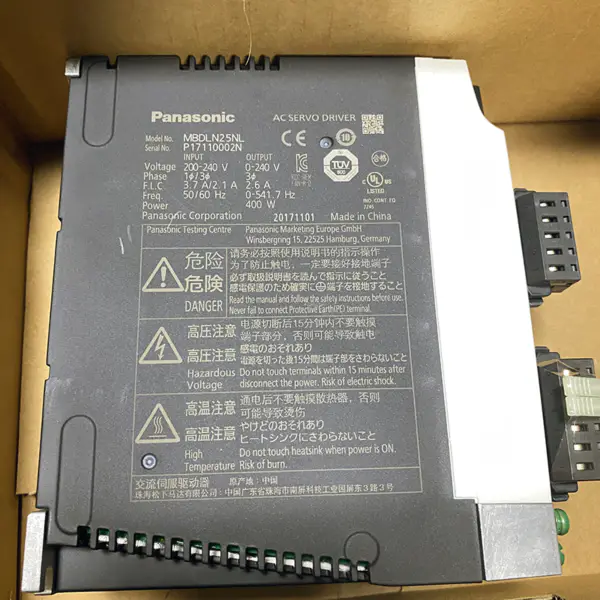 Panasonic AC Servo Driver 200-240V 400W MBDLN25NL