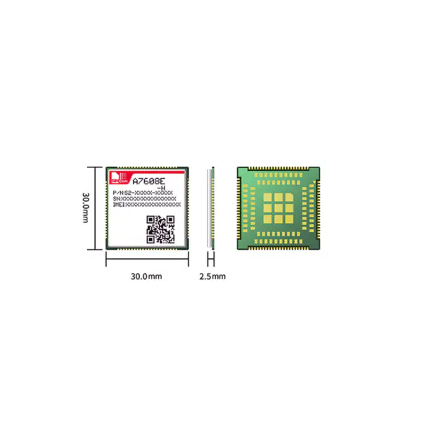 SIMCOM A7602E-H A7602SA-H LTE Cat4 4G modul pro Evropu Jižní Amerika Austrálie Nový Zéland Afria Thajsko Blízký východ UMTS GSM