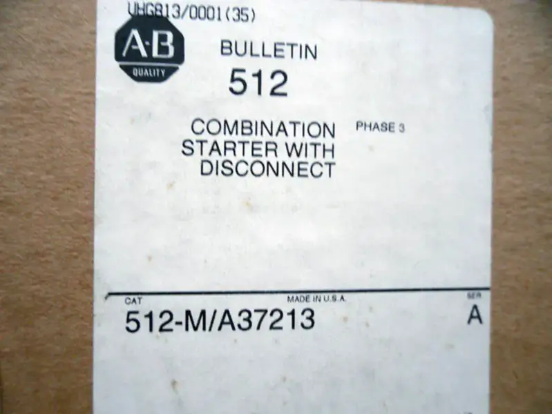 Allen-Bradley 512MA37213