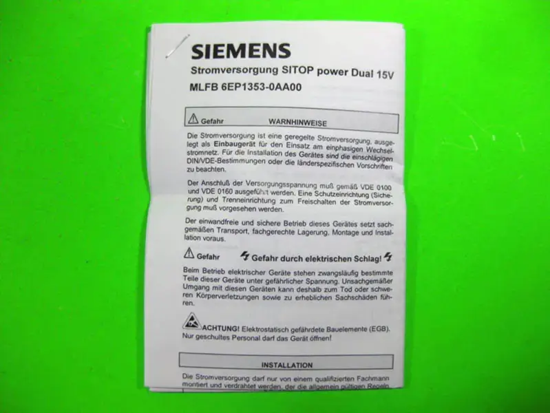 Siemens 6EP1353-0AA00
