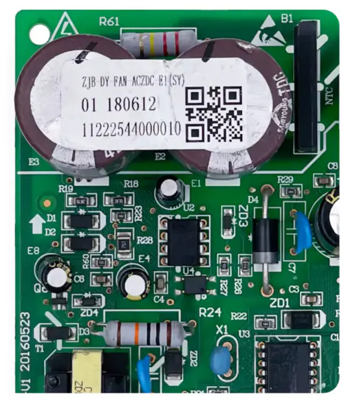 Řídicí deska centrální klimatizace AUX ZJB-DY-FAN-ACZDC-E1(SY) Modul PCB 11222544000010