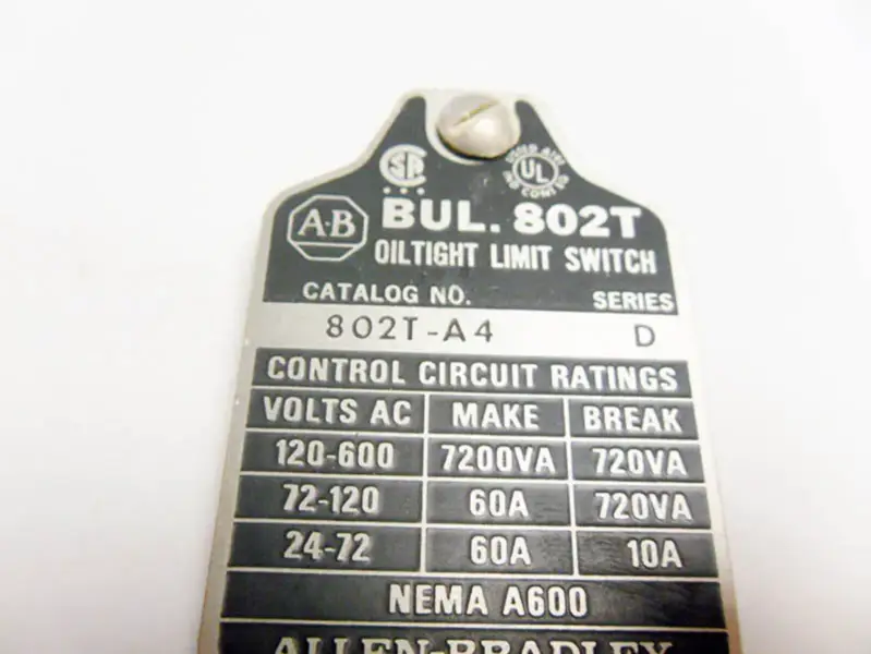 Allen-Bradley 802TA4