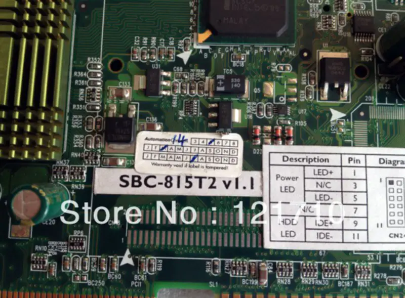 Průmyslová základní deska Axiomtek SBC-815T2 V1.1 s procesorem plné velikosti