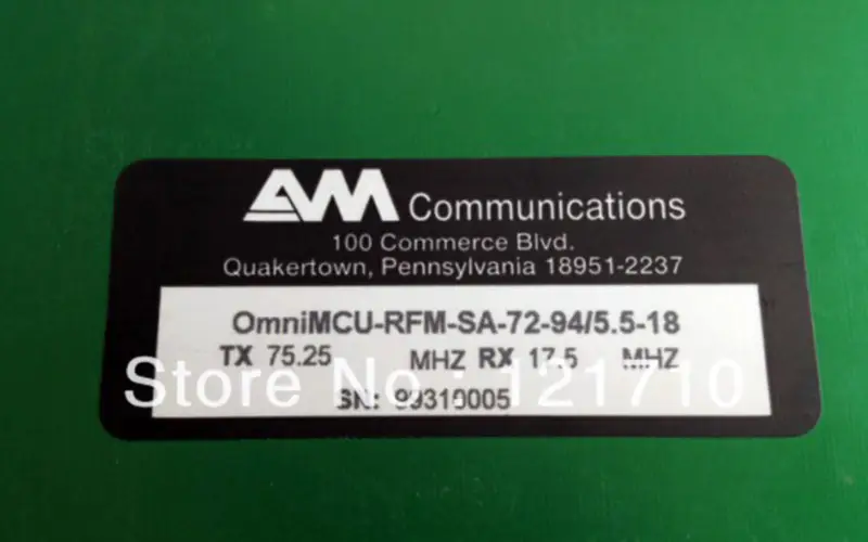 Karta ISA L108-0409 OmniMCU-RFM-SA-72-94 5.5-18 TX75.25MHZ RX17.5MHZ průmyslová základní deska