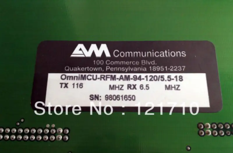 Karta ISA L108-0409 OmniMCU-RFM-AM-94-120 5.5-18 TX116MHZ RX6.5MHZ průmyslová základní deska