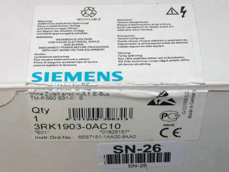 Siemens 3RK1903-0AC10
