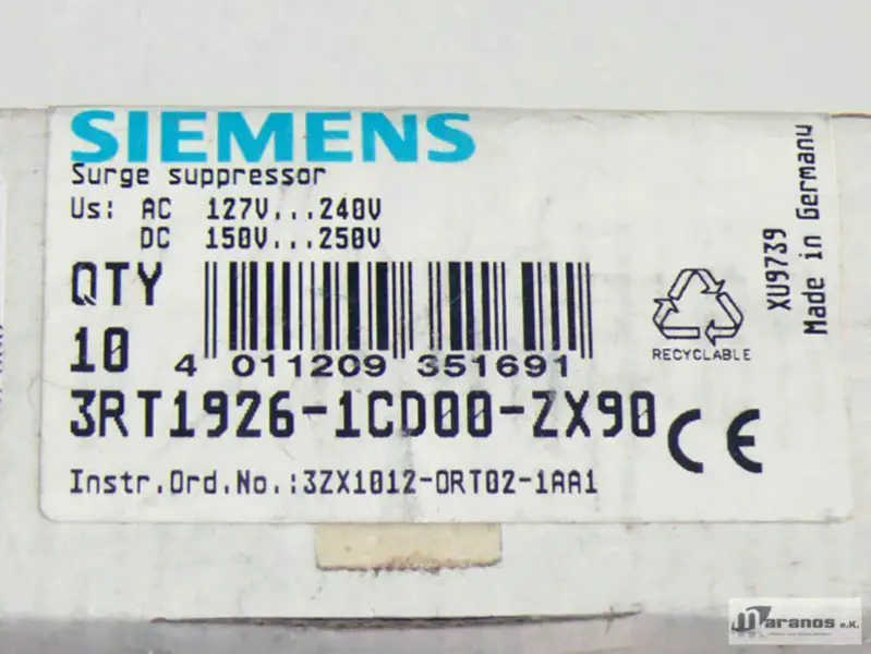 Siemens 3RT1926-1CD00-ZX90