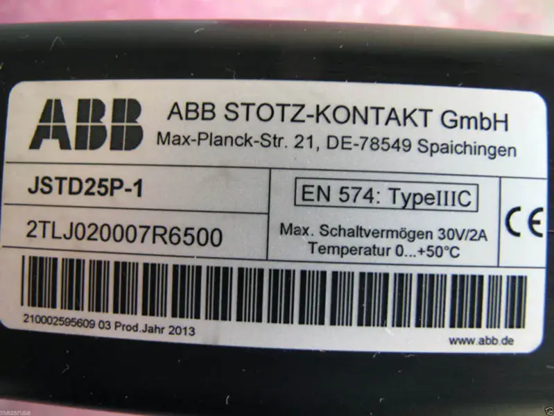 ABB 2TLJ020007R6500