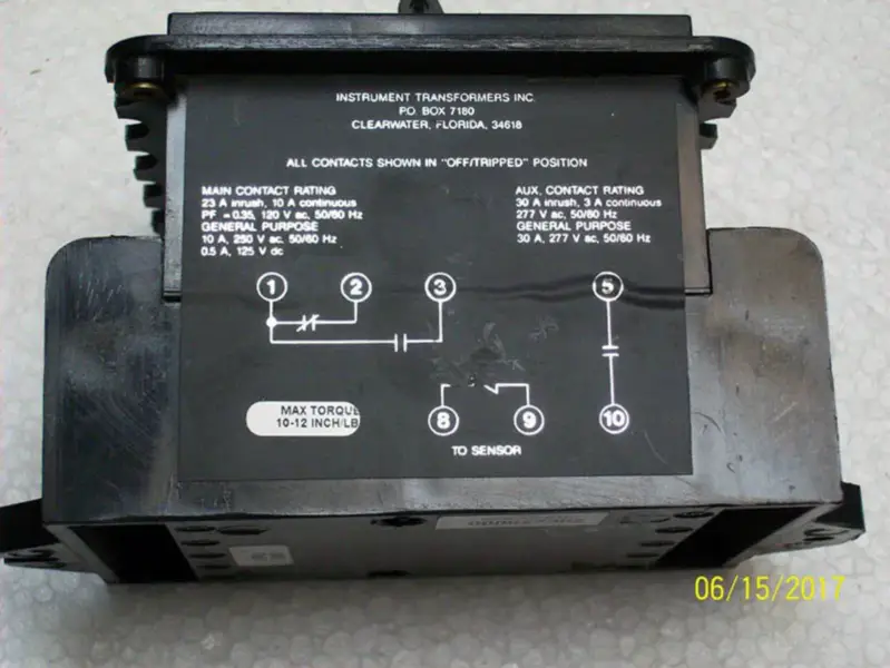 PŘÍSTROJOVÉ TRANSFORMÁTORY INC GFM-363