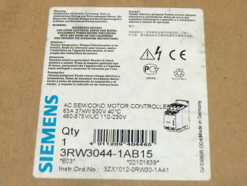 Siemens 3RW3044-1AB15