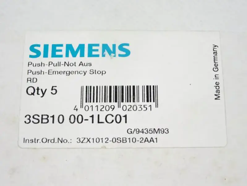 Siemens 3SB1000-1LC01