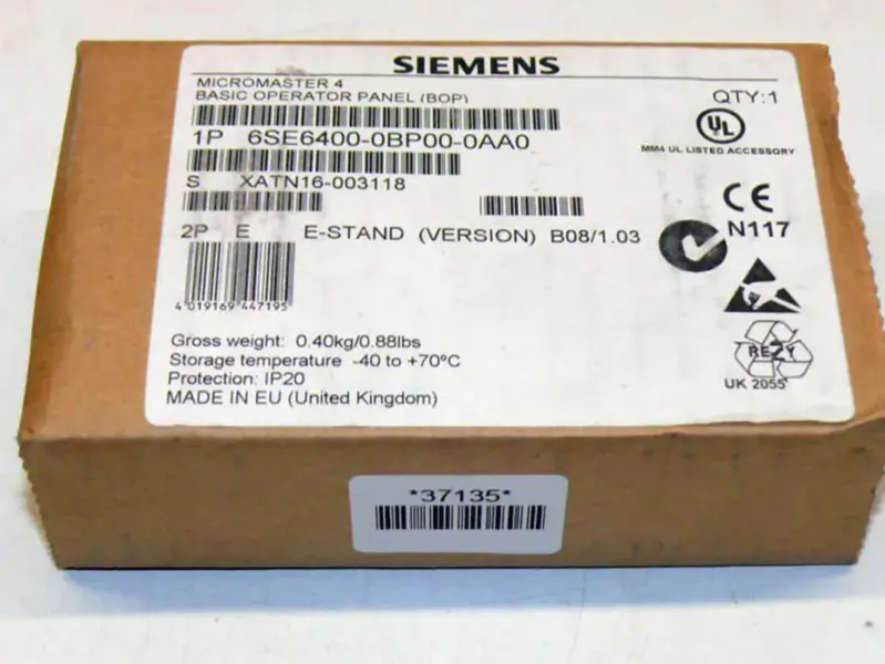 Siemens 6SE6400-0BP00-0AA0