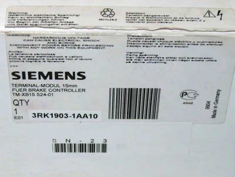 Siemens 3RK1903-1AA10