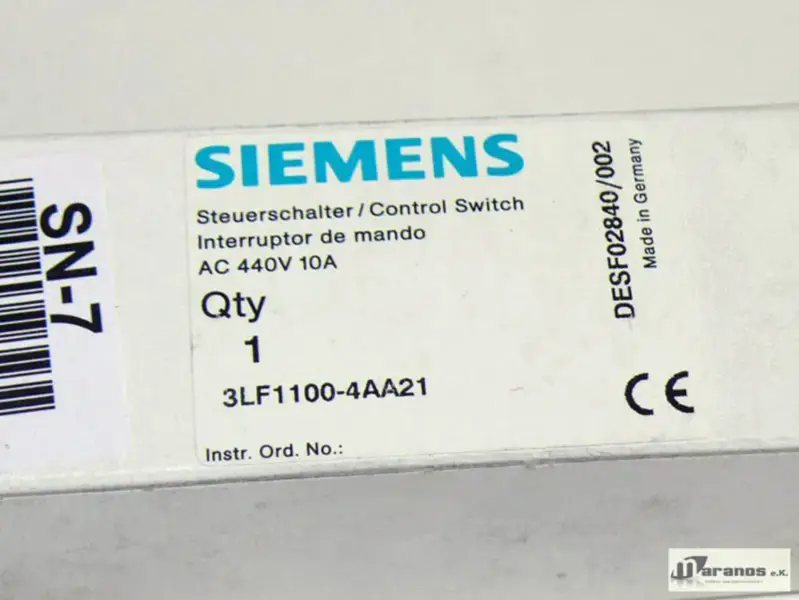 Siemens 3LF1100-4AA21