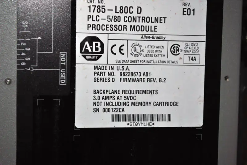 Allen-Bradley 1785-L80C