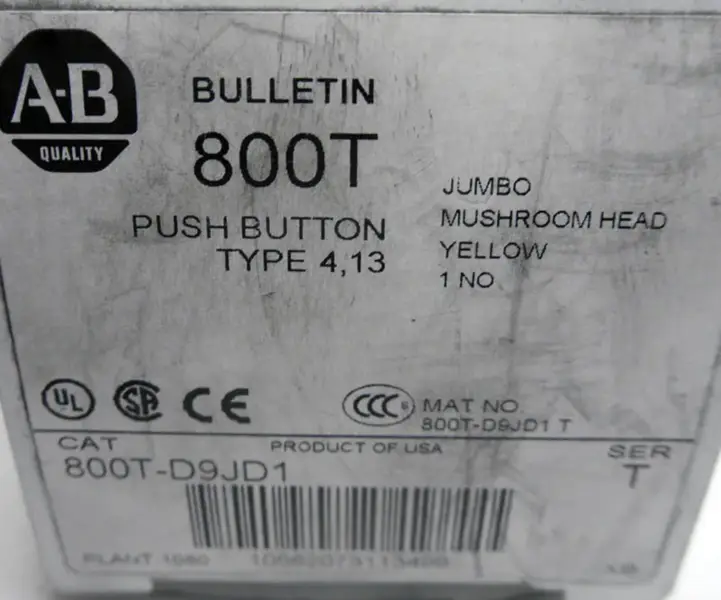 Allen-Bradley 800TD9JD1