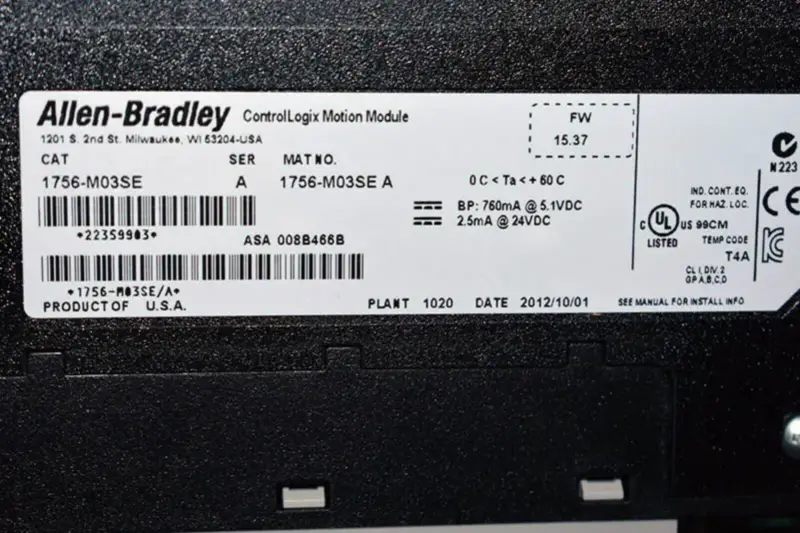 Allen-Bradley 1756-M03SE