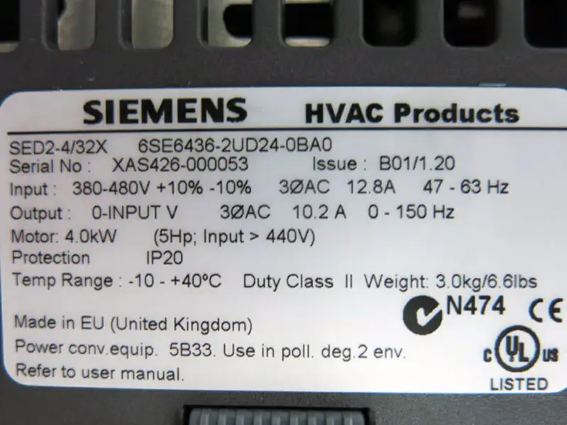 Siemens 6SE6436-2UD24-0BA0