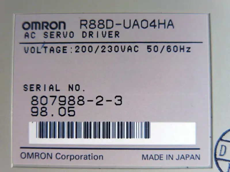 OMRON R88D-UA04HA