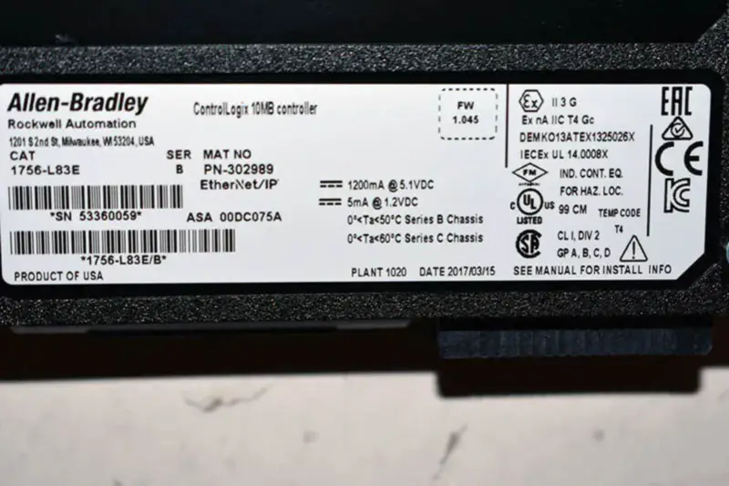 Allen-Bradley 1756-L83E