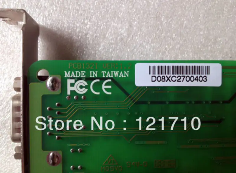 MOXA MOXA CI-132 Series2-portové sériové desky RS-422/485 ISA PCB132I VER 1.2 průmyslová základní deska