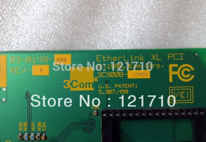 3COM Síťový adaptér PCI rozhraní BNC AUI 3C900B-COMBO 03-0148-000 REV-A průmyslová základní deska