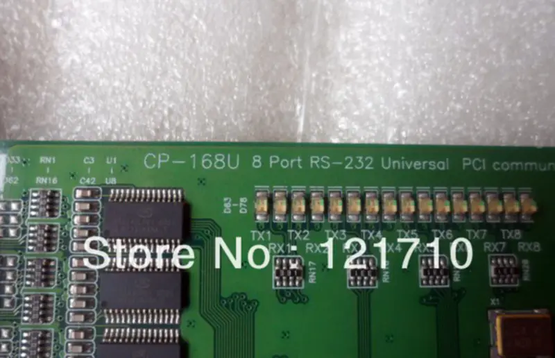 MOXA Industrial MOXA CP-168U V2 8portová komunikační deska RS-232 Universal PCI průmyslová základní deska
