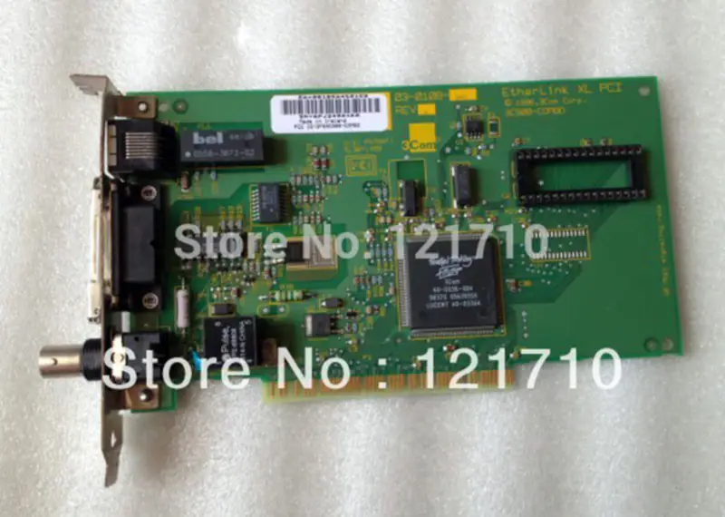 3COM PCI rozhraní Síťový adaptér BNC AUI 3C900-COMBO 03-0108-002 REV A průmyslová základní deska