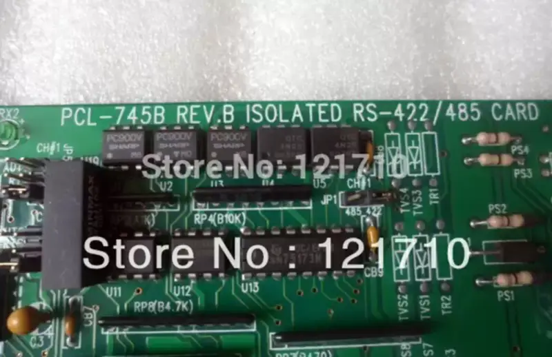 EVOC PCL-745B REV.B ISOLTED RS-422 485 CARD ISA rozhraní průmyslová základní deska