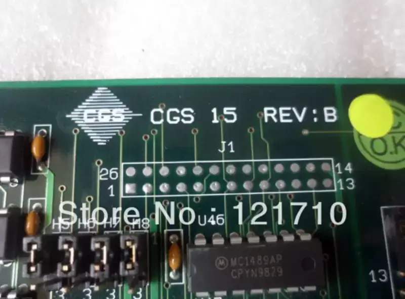 CGS CGS 15 REV:B rozhraní ISA s měsíční zárukou na průmyslovou základní desku