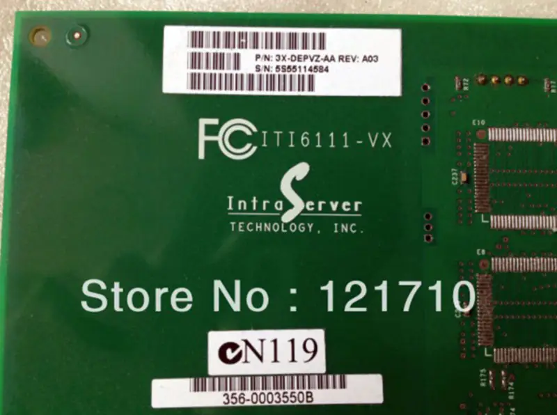 Grafická karta HP Alpha Server DS10 DS15 TS15 Station 3X-DEPVZ-AA REV A03 356-0003550B průmyslová základní deska