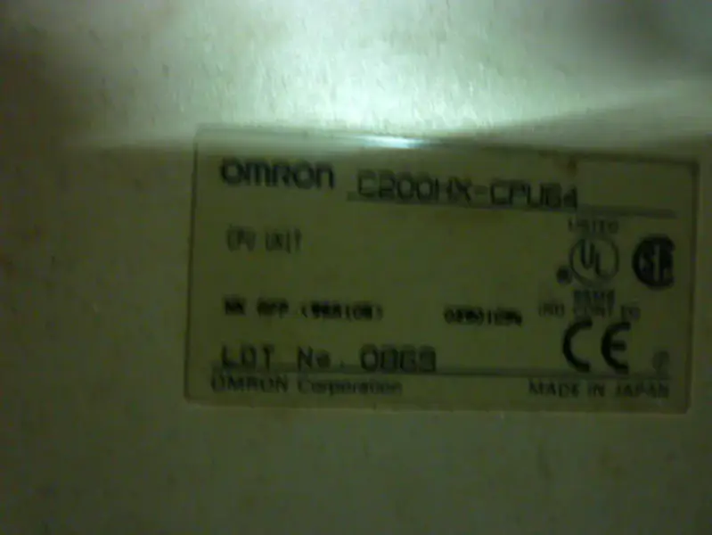 OMRON PLC C200HX-CPU64 C200HX-CPU64-E
