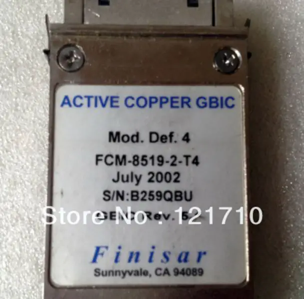 Finisar Finisar Active copper GBIC FCM-8519-2-T4 REV 5.1 5E597 Transceiver Module průmyslová základní deska