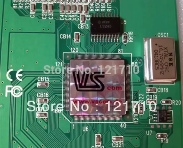 Vscom VScom 410H SP COM PCI sériová karta 4 RS232 Porty průmyslová základní deska