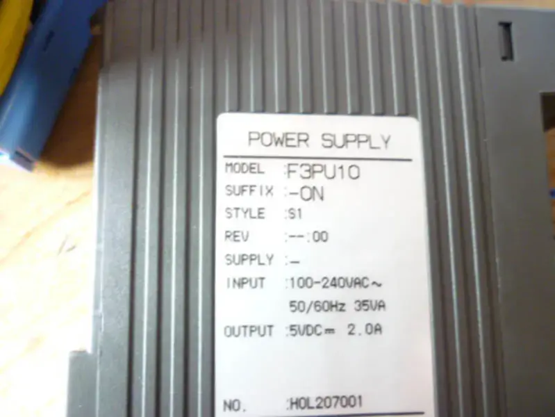 Yokogawa PLC F3PU10-0N