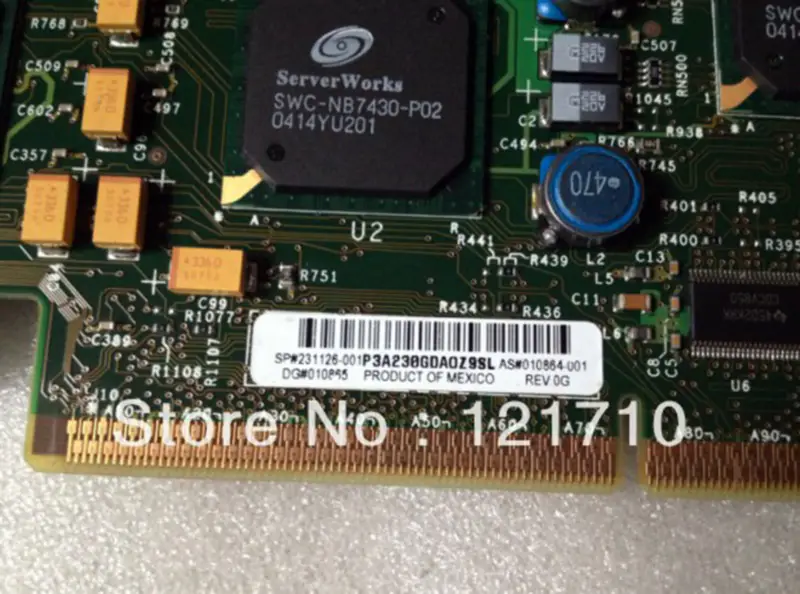 Průmyslová rozšiřující paměťová deska HP pro server DL580 G2 č. dílu: 231126-001 průmyslová základní deska