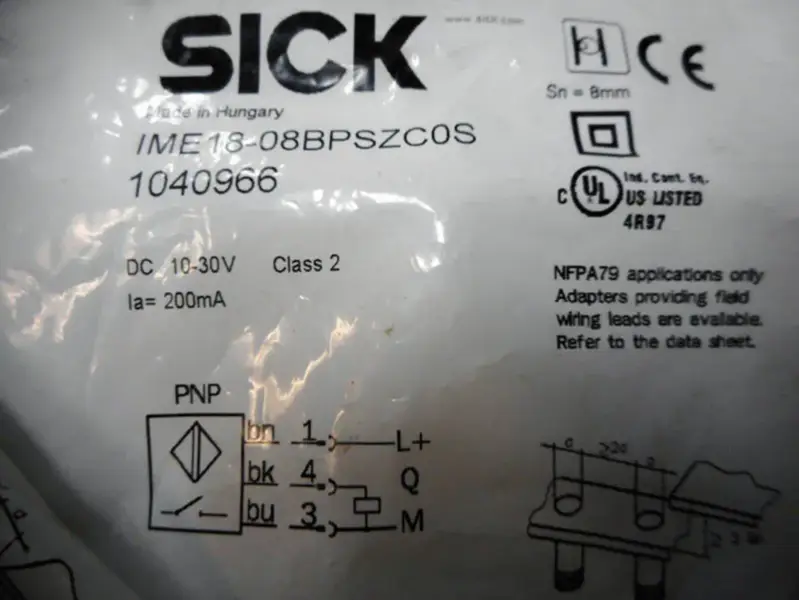 SICK IME18-08BPSZC0S