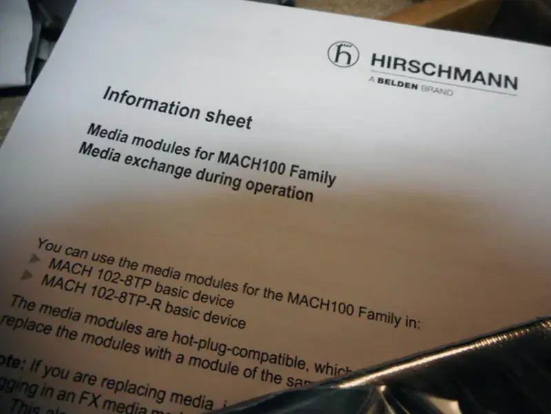 HIRSCHMANN M1-8TP-RJ45