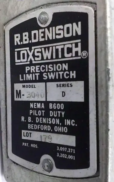 R.B. DENISON M3040