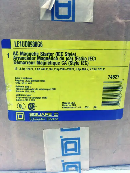 Square D LE1UD0936G6