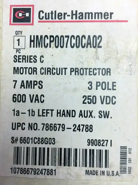 Westinghouse HMCP007C0CA02
