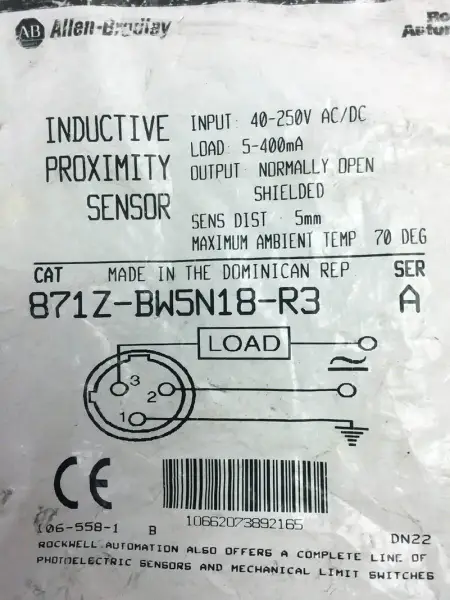 Allen-Bradley 871Z-BW5N18-R3