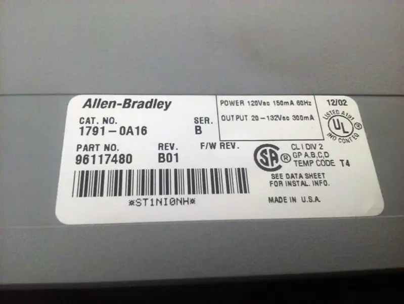 Allen-Bradley 1791-0A16