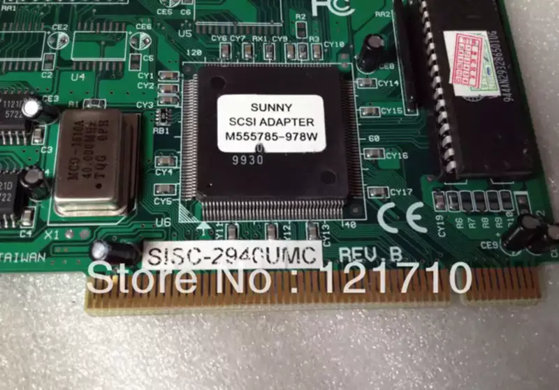 Karta PCI rozhraní SCSI M555785-978W SISC-2940UMC REV.B průmyslová základní deska