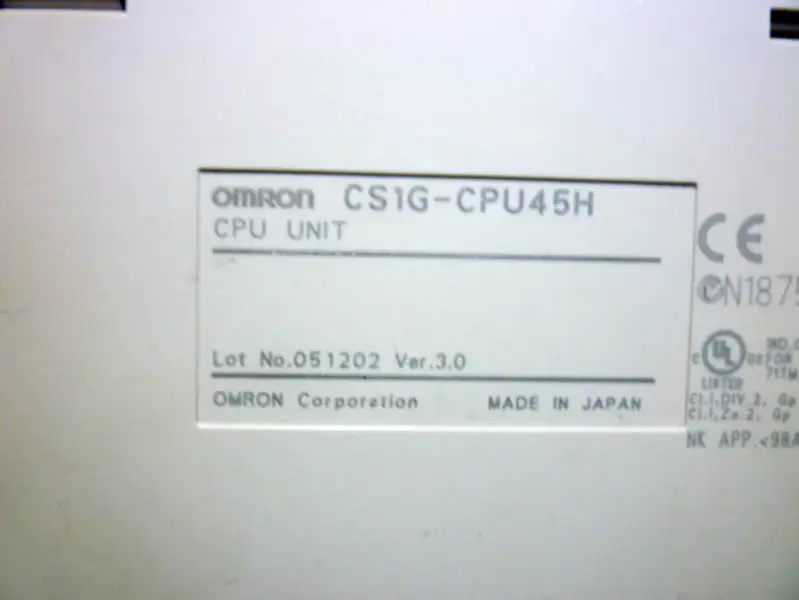 OMRON PLC CS1G-CPU45H