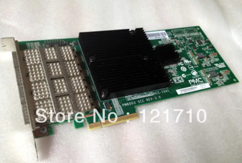 PMC PMC SIERRA PM8003 SCC REV 3.0 HCS-1041 111-00341+B0 X2065A R6 HBA Copper PCIe SAS 4 Port QSFP průmyslová základní deska