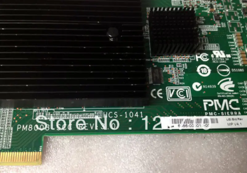 PMC PMC SIERRA PM8003 SCC REV 3.0 HCS-1041 111-00341+B0 X2065A R6 HBA Copper PCIe SAS 4 Port QSFP průmyslová základní deska
