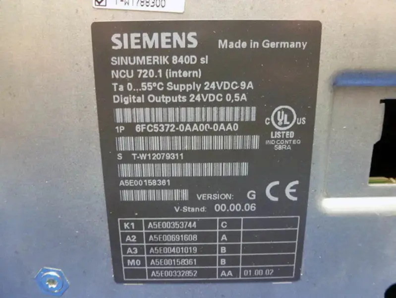 Siemens 6FC5372-0AA00-0AA0
